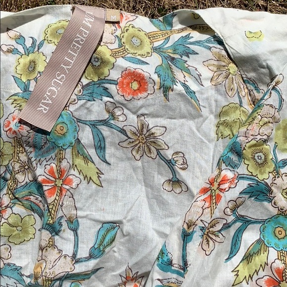 Plum pretty sugar cotton chemise robe - Picture 3 of 5